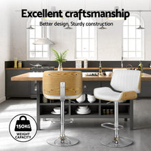 Load image into Gallery viewer, Artiss 4x Bar Stools Adjustable Leather Chairs