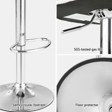 Load image into Gallery viewer, Artiss 4x Bar Stools Adjustable Leather Padded White