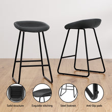 Load image into Gallery viewer, Artiss 4x Bar Stools Kitchen Dining Chairs Counter Stool PU Leather Metal