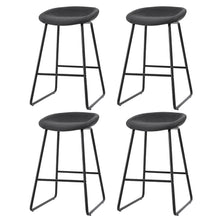 Load image into Gallery viewer, Artiss 4x Bar Stools Kitchen Dining Chairs Counter Stool PU Leather Metal