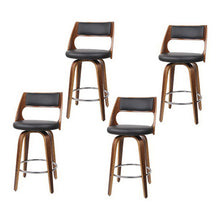 Load image into Gallery viewer, Artiss 4x Bar Stools Swivel Leather Chair 65cm