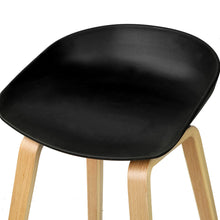 Load image into Gallery viewer, 4x Artiss Bar Stools Kitchen Counter Stool Dining Chairs Wooden Black