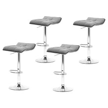Load image into Gallery viewer, Artiss 4x Bar Stools Linen Padded Gas Lift