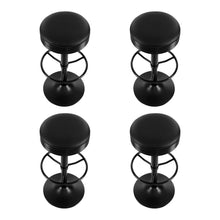 Load image into Gallery viewer, Artiss 4x Bar Stools Leather Padded Gas Lift Black