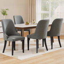 Load image into Gallery viewer, Artiss Dining Chairs Set of 4 Linen Fabric Grey