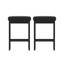 Load image into Gallery viewer, 2x Artiss Metal Bar Stools PU Seat Dining Counter Chairs