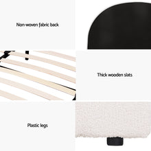 Load image into Gallery viewer, Artiss Bed Frame Gas Lift Strorage Beds Base Platform Boucle Fabric Double ELLA