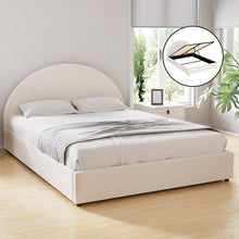 Load image into Gallery viewer, Artiss Bed Frame Gas Lift Strorage Beds Base Platform Boucle Fabric Double ELLA