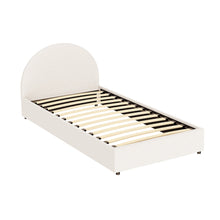 Load image into Gallery viewer, Artiss Bed Frame Gas Lift Strorage Beds Base Platform Boucle Fabric King Single ELLA