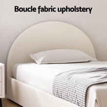 Load image into Gallery viewer, Artiss Bed Frame Gas Lift Strorage Beds Base Platform Boucle Fabric King Single ELLA