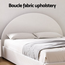 Load image into Gallery viewer, Artiss Bed Frame Gas Lift Strorage Beds Base Platform Boucle Fabric Queen ELLA