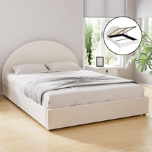 Load image into Gallery viewer, Artiss Bed Frame Gas Lift Strorage Beds Base Platform Boucle Fabric Queen ELLA