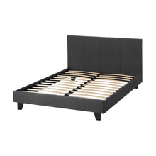 Load image into Gallery viewer, Artiss Bed Frame Double Size Charcoal NEO