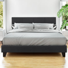 Load image into Gallery viewer, Artiss Bed Frame Double Size Charcoal NEO