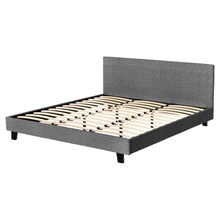 Load image into Gallery viewer, Artiss Bed Frame King Size Grey NEO