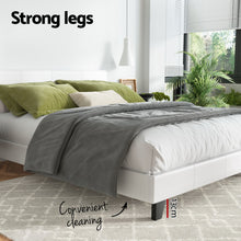 Load image into Gallery viewer, Artiss Bed Frame Queen Size White NEO