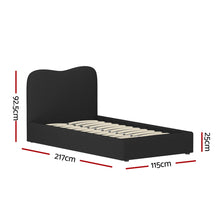 Load image into Gallery viewer, Artiss Bed Frame King Single Size Boucle DARA