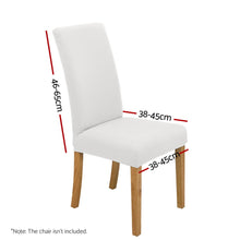 Load image into Gallery viewer, Artiss Dining Chair Covers 4x Slipcovers Spandex Stretch Banquet Wedding White