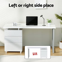 Load image into Gallery viewer, Artiss Computer Desk Drawer White 140CM