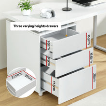 Load image into Gallery viewer, Artiss Computer Desk Drawer White 140CM