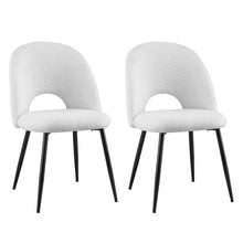 Load image into Gallery viewer, 1 Set of 2 Artiss Dining Chair Boucle Sherpa