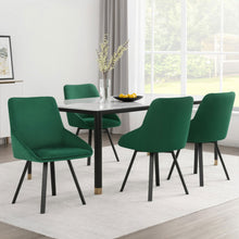 Load image into Gallery viewer, Artiss Dining Chairs Set of 4 Velvet Swivel Base Green