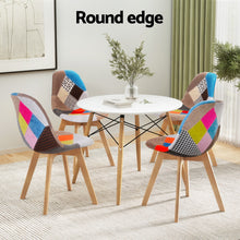 Load image into Gallery viewer, 1 Artiss Dining Table and 4 Chairs Set DSW White