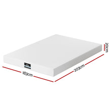 Load image into Gallery viewer, Giselle 20cm Memory Foam Mattress Green Tea King