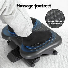 Load image into Gallery viewer, Artiss Foot Rest Stool Office Under Desk Angle Adjustable Footrest Massage Black