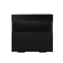 Load image into Gallery viewer, Bedside Table LED - HERES Black