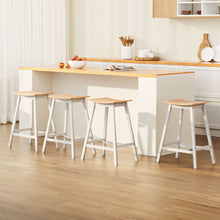 Load image into Gallery viewer, Artiss 4x Bar Stools Wooden Chairs Oak