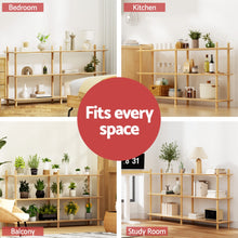 Load image into Gallery viewer, Artiss Bookshelf 3 Tiers Bookcase Display Shelves Wooden Storage Stand Rack Pine