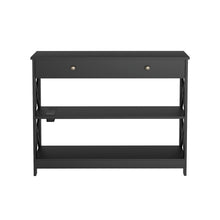 Load image into Gallery viewer, Artiss Console Table 3-tier USB Outlets