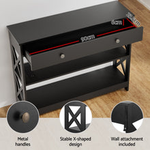 Load image into Gallery viewer, Artiss Console Table 3-tier USB Outlets