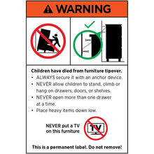 Load image into Gallery viewer, Artiss Console Table 3-tier USB Outlets