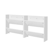 Load image into Gallery viewer, Artiss Shoe Rack 2-tier 12 Pairs Wall Mounted x2 - White