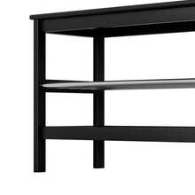 Load image into Gallery viewer, Artiss Shoe Rack Cabinet Bamboo Bench 10 Paris Black