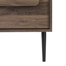 Load image into Gallery viewer, Bedside Table Nightstand 2 Drawers - Walnut