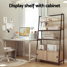 Load image into Gallery viewer, Bookshelf 5 Tier Cube Cabinet MIRA Oak