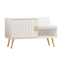 Load image into Gallery viewer, Artiss Shoe Rack Cabinet Bench 6 Pairs White