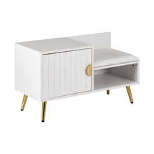 Load image into Gallery viewer, Artiss Shoe Rack Cabinet Bench 6 Pairs White