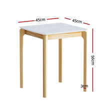 Load image into Gallery viewer, Artiss Coffee Table Marble Effect Square