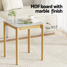Load image into Gallery viewer, Artiss Coffee Table Marble Effect Square