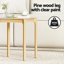 Load image into Gallery viewer, Artiss Coffee Table Marble Effect Square