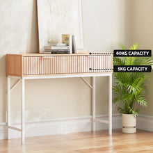 Load image into Gallery viewer, Artiss Console Table 2 Drawers 92CM