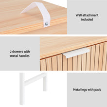 Load image into Gallery viewer, Artiss Console Table 2 Drawers 92CM