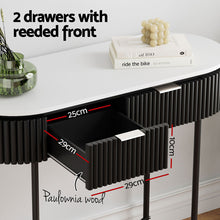Load image into Gallery viewer, Artiss Console Table 2 Drawers 100CM