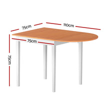 Load image into Gallery viewer, 1.1M Artiss Dining Table Extendable