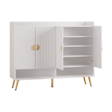 Load image into Gallery viewer, Artiss Shoe Rack Cabinet 5 Tiers 30 Pairs White
