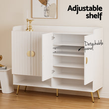 Load image into Gallery viewer, Artiss Shoe Rack Cabinet 5 Tiers 30 Pairs White